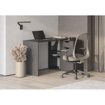 Стол письменный, арт.6-011110, графит (ГК) в Нижнем Тагиле - nizhnij-tagil.mebel-e96.ru