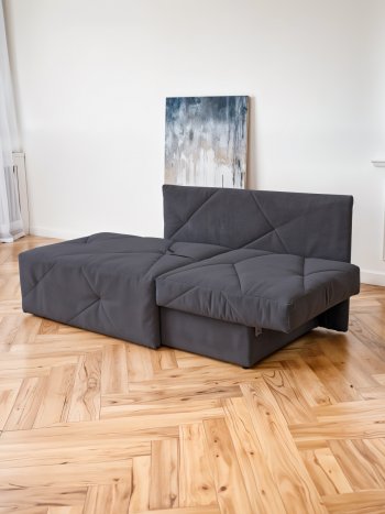 Диван 1010 графит, правый (BRENDOSS) в Нижнем Тагиле - nizhnij-tagil.mebel-e96.ru