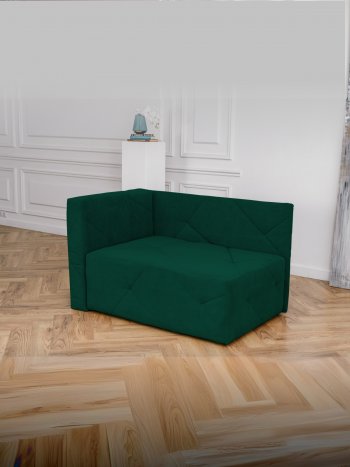 Диван 1010 изумруд, левый (BRENDOSS) в Нижнем Тагиле - nizhnij-tagil.mebel-e96.ru