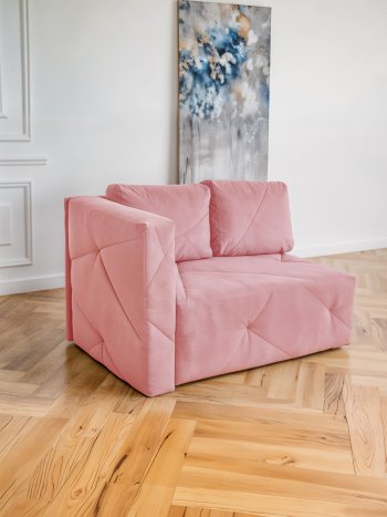 Диван 1010 розовый, левый (BRENDOSS) в Нижнем Тагиле - nizhnij-tagil.mebel-e96.ru