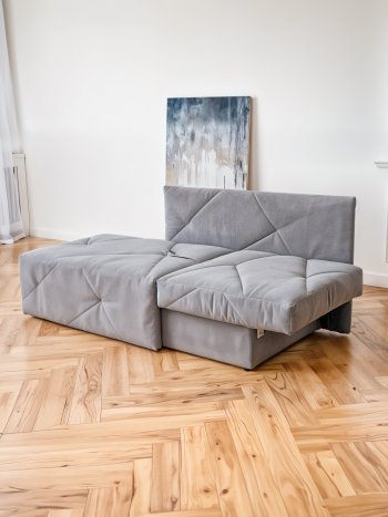 Диван 1010 серый, правый (BRENDOSS) в Нижнем Тагиле - nizhnij-tagil.mebel-e96.ru