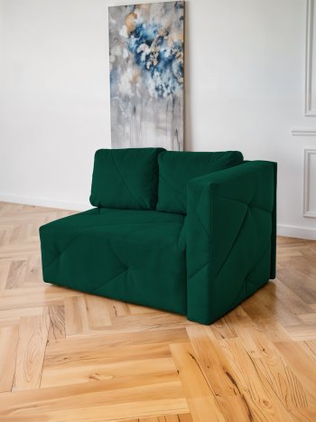 Диван 1010 изумруд, правый (BRENDOSS) в Нижнем Тагиле - nizhnij-tagil.mebel-e96.ru