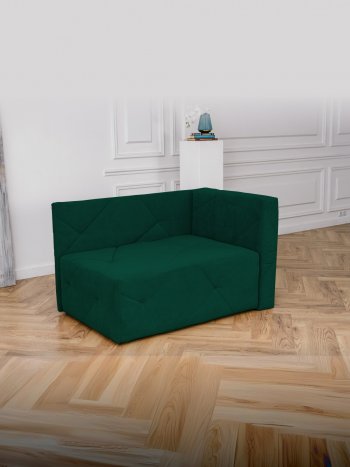 Диван 1010 изумруд, правый (BRENDOSS) в Нижнем Тагиле - nizhnij-tagil.mebel-e96.ru