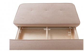 Диван-кровать 1001 бежевый (Brendoss) в Нижнем Тагиле - nizhnij-tagil.mebel-e96.ru