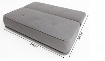 Диван-кровать 1001 серый (Brendoss) в Нижнем Тагиле - nizhnij-tagil.mebel-e96.ru