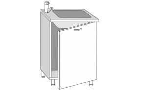 2.60.1м Кира Шкаф-стол под мойку с одной дверцей (б/столешницы) в Нижнем Тагиле - nizhnij-tagil.mebel-e96.ru | фото