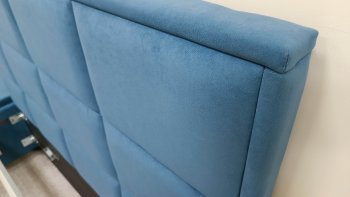 Кровать с подъемным механизмом Мега синий (Лин) в Нижнем Тагиле - nizhnij-tagil.mebel-e96.ru