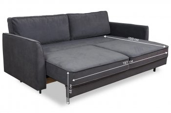 Диван 930 графит (Brendoss) в Нижнем Тагиле - nizhnij-tagil.mebel-e96.ru