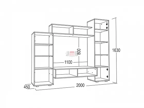 Стенка Александра-5 в Нижнем Тагиле - nizhnij-tagil.mebel-e96.ru