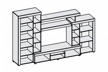 Гостиная Аллегро вар. 1 (Диал) в Нижнем Тагиле - nizhnij-tagil.mebel-e96.ru