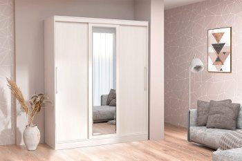 Шкаф-купе 1700 мм 3-х дверный с 1-м зеркалом (арт. 012) бодега (Диал) в Нижнем Тагиле - nizhnij-tagil.mebel-e96.ru