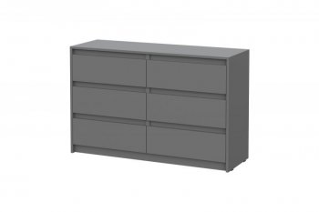 Комод Айден КМ06-1200 серый графит (ИЦ) в Нижнем Тагиле - nizhnij-tagil.mebel-e96.ru | фото