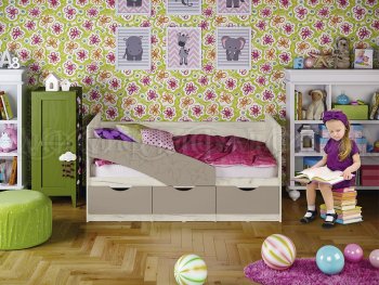 Кровать Бабочки Шарли мокко (Миф) в Нижнем Тагиле - nizhnij-tagil.mebel-e96.ru