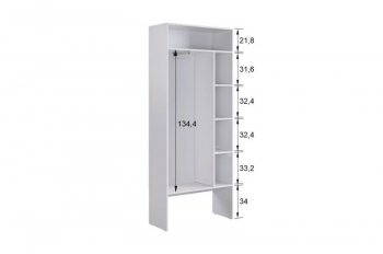 Прихожая Баско К7 (белое дерево) (Мебельсон) в Нижнем Тагиле - nizhnij-tagil.mebel-e96.ru