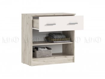 Комод 1 ящик 2 двери Бася крафт/кашемир (Миф) в Нижнем Тагиле - nizhnij-tagil.mebel-e96.ru