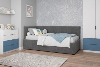 Диван-кровать Бенто с ПМ, велюр Маус (ДСВ) в Нижнем Тагиле - nizhnij-tagil.mebel-e96.ru
