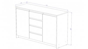 Стенка Бостон модульная анкор (Лин) в Нижнем Тагиле - nizhnij-tagil.mebel-e96.ru