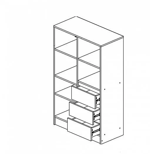 Шкаф комбинированный Челси Color (Миф) в Нижнем Тагиле - nizhnij-tagil.mebel-e96.ru