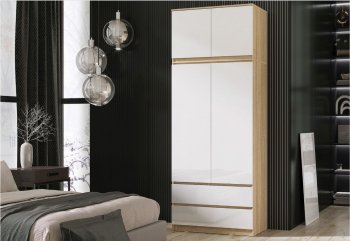 Шкаф Челси с антресолью 900 мм Сонома (Миф) в Нижнем Тагиле - nizhnij-tagil.mebel-e96.ru