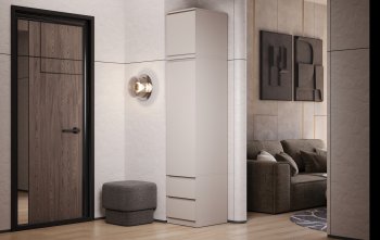 Пенал Челси 450 мм с антресолью Кашемир (Миф) в Нижнем Тагиле - nizhnij-tagil.mebel-e96.ru