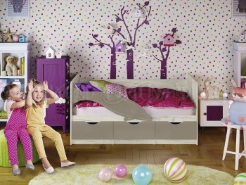 Кровать Дельфин №1 шарли мокко (Миф) в Нижнем Тагиле - nizhnij-tagil.mebel-e96.ru