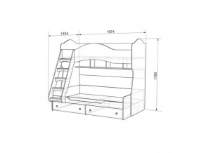 Набор детской мебели Алиса (модульная) в Нижнем Тагиле - nizhnij-tagil.mebel-e96.ru