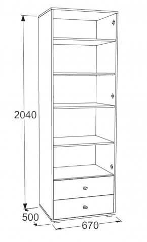 Набор детской мебели Омега-18 (модульная) в Нижнем Тагиле - nizhnij-tagil.mebel-e96.ru