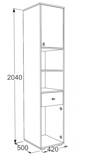 Набор детской мебели Омега-18 (модульная) в Нижнем Тагиле - nizhnij-tagil.mebel-e96.ru