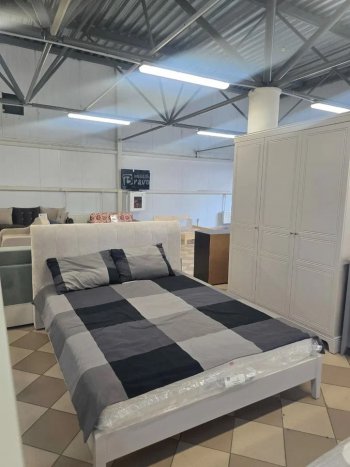 Кровать из массива Джали льняной (БМ) в Нижнем Тагиле - nizhnij-tagil.mebel-e96.ru