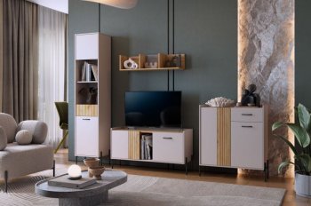 Стенка Доминика модульная  (Мебельсон) в Нижнем Тагиле - nizhnij-tagil.mebel-e96.ru