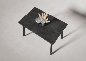 Стол нераздв. Дублин 32 КРАФТ В2, ЛДСП Цемент темный (Вудман) в Нижнем Тагиле - nizhnij-tagil.mebel-e96.ru