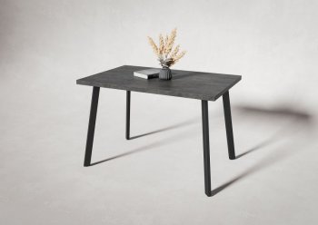 Стол нераздв. Дублин 32 КРАФТ В2, ЛДСП Цемент темный (Вудман) в Нижнем Тагиле - nizhnij-tagil.mebel-e96.ru