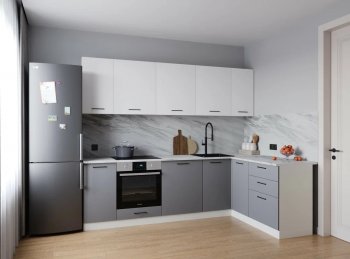 Угловой кухонный гарнитур Элеганция 2600*1600 мм Sanvut в Нижнем Тагиле - nizhnij-tagil.mebel-e96.ru