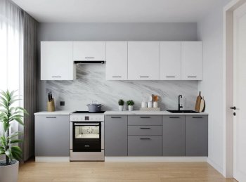 Кухонный гарнитур Элеганция 3000 мм (Санвут) в Нижнем Тагиле - nizhnij-tagil.mebel-e96.ru