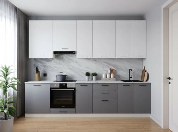 Кухонный гарнитур высокий Элеганция 3000 мм (Санвут) в Нижнем Тагиле - nizhnij-tagil.mebel-e96.ru