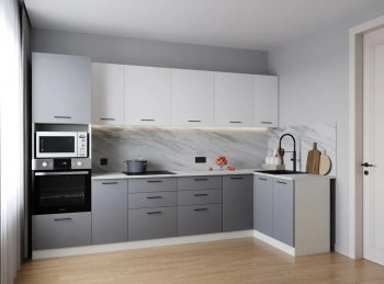 Угловой кухонный гарнитур Элеганция 3200*1400 мм (Санвут) в Нижнем Тагиле - nizhnij-tagil.mebel-e96.ru