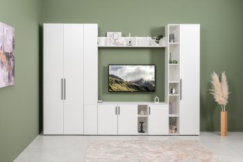 Стенка Эйр модульная, белый (Моби) в Нижнем Тагиле - nizhnij-tagil.mebel-e96.ru