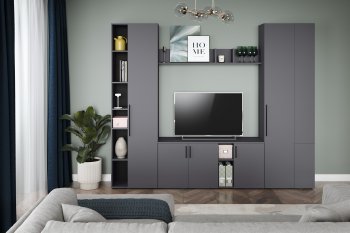 Шкаф торцевой Эйр 16.323 графит (Моби) в Нижнем Тагиле - nizhnij-tagil.mebel-e96.ru