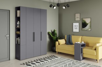 Шкаф модульный Эйр, графит (Моби) в Нижнем Тагиле - nizhnij-tagil.mebel-e96.ru