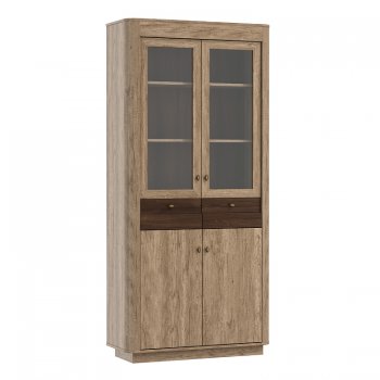 Шкаф витрина 34.05 Фантазия (Олмеко) в Нижнем Тагиле - nizhnij-tagil.mebel-e96.ru