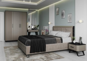 Спальный гарнитур Фиделия, модульный (Олмеко) в Нижнем Тагиле - nizhnij-tagil.mebel-e96.ru