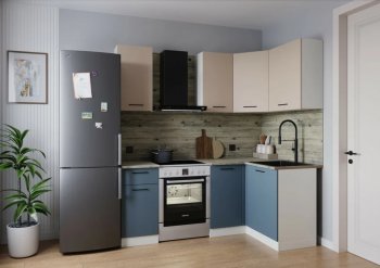 Кухонный гарнитур угловой Фьюжн 2000*1200 мм (Sanvut) в Нижнем Тагиле - nizhnij-tagil.mebel-e96.ru