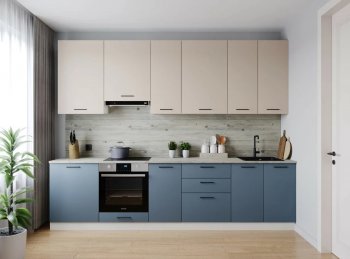 Кухонный гарнитур высокий Фьюжн 3000 мм (Санвут) в Нижнем Тагиле - nizhnij-tagil.mebel-e96.ru