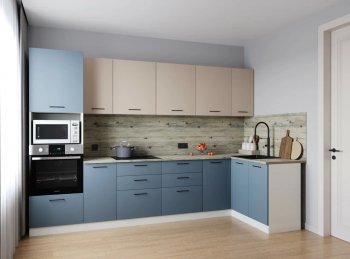 Угловой кухонный гарнитур Фьюжн 3200*1400 мм (Санвут) в Нижнем Тагиле - nizhnij-tagil.mebel-e96.ru