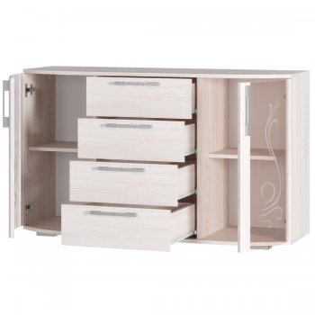 Комод Флорида ясень белый (БТС) в Нижнем Тагиле - nizhnij-tagil.mebel-e96.ru