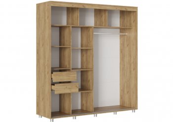 Шкаф-купе 2000 мм Форест крафт золотой(Стиль) в Нижнем Тагиле - nizhnij-tagil.mebel-e96.ru