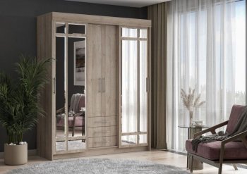 Шкаф-купе 1700 мм Фортуна (Дуб крафт серый) (ИЦ) в Нижнем Тагиле - nizhnij-tagil.mebel-e96.ru