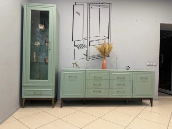 Витрина Гориция ШР-1 Самшит (БМ) в Нижнем Тагиле - nizhnij-tagil.mebel-e96.ru