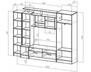 Стенка Оскар (Лин) в Нижнем Тагиле - nizhnij-tagil.mebel-e96.ru