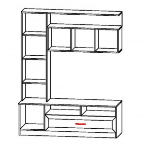 Гостиная Прага (модульная) Анкор белый в Нижнем Тагиле - nizhnij-tagil.mebel-e96.ru